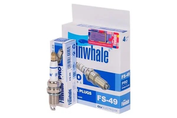 Свеча зажигания (компл. 4шт./цена за 1шт.) Astra G / Astra H / Corsa C / Corsa D FS49 FINWHALE