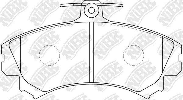 Колодки тормозные дисковые MITSUBISHI CARISMA 9805/COLT 08/VOLVO S40  PN3090 PN3090 NIBK
