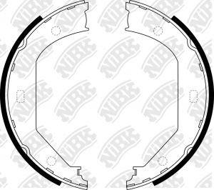 Колодки тормозные BMW 1 (E81,E82),3 (E46,E93,F30),5 (E39) стояночного тормоза (4 FN0560 NIBK