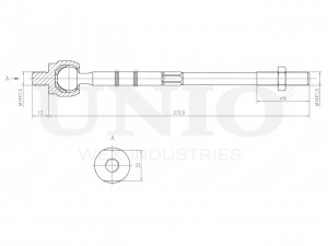 Тяга рулевая SSP-30018 UNIO