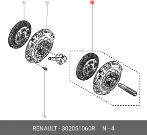 RENAULT DUSTER (2012>) 302051060R RENAULT