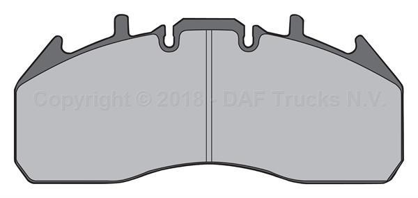 Колодки тормозные (M2629174) Meritor Elsa (21496550).2 Volvo FE/FM/FH RVI Magnum 1962267 DAF TRP
