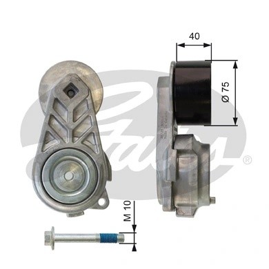 Натяжитель приводного ремня RENAULT VOLVO дв.DXI11 GATES T38726 GATES
