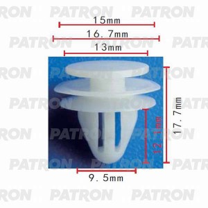КРЕПЛЕНИЕ ОБШИВКИ ДВЕРИ P370046 PATRON