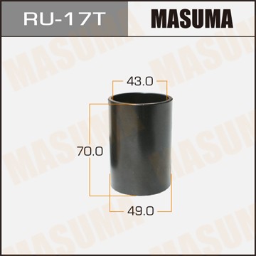 оправка для выпрессовки/запрессовки сайлентблоков! 49x43x70\ RU17T MASUMA