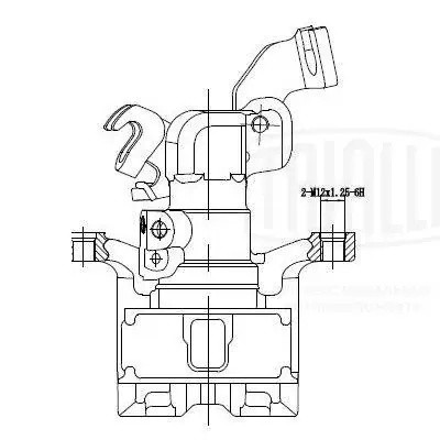 Суппорт торм. Mazda 6 (02-)/(07-) зад. прав. d=35мм (CF 350128) CF350128 TRIALLI