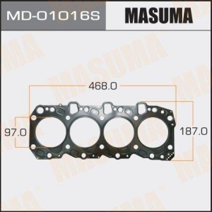 прокладка ГБЦ!\ Toyota 4Runner/Land Cruiser 1KZ-TE 3.0 93> MD-01016S MASUMA