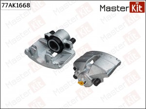 Суппорт тормозной перед. лев. Audi A1 (8X1, 8XK) 2010 - 2018, Skoda FABIA II (54 77AK1668 MASTER KIT
