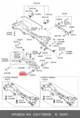 болт! M6\ Hyundai 626172B000 HYUNDAI