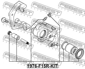 Поршень задн суппорта ремкомплект 1976-F15R-KIT 1976-F15R-KIT FEBEST