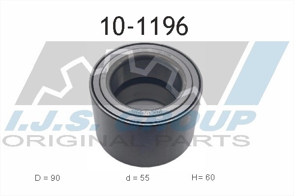 к-кт подшипника ступицы! задней\ Iveco Daily 35-8/10/12 101196 IJS GROUP