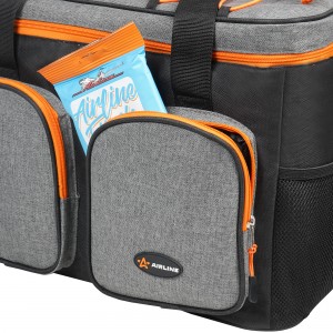 Сумка-холодильник термосумка 18 л (34х28х19.5 см) "AIRLINE" PRO (водонепр.) черн ADCB002 AIRLINE