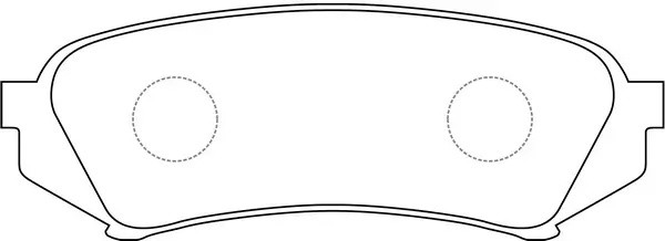 Колодки тормозные задние (TOYOTA LAND CRUISER 100 9807/LEXUS LX470 9807) BP21412 BP21412 SB NAGAMOCHI