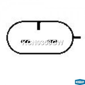 Компрессор OPEL Corsa D (06-) кондиционера KRAUF KCN0358GW KRAUF
