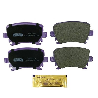 Колодки тормозные VW Golf,Touran AUDI A3,A6 SKODA Octavia задние (4шт.) NIBK PN0349 NIBK