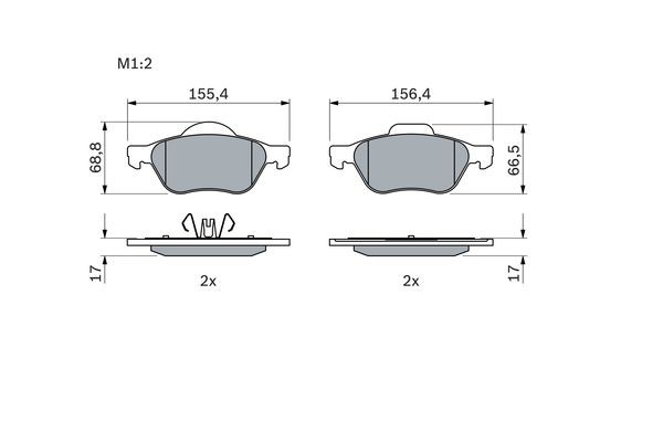 RENAULT CLIO III (2005-2012) 0 986 494 439 BOSCH