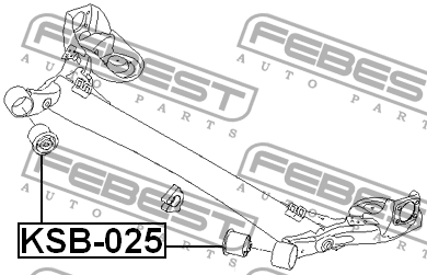 Сайлентблок KAB-025 KAB-025 FEBEST
