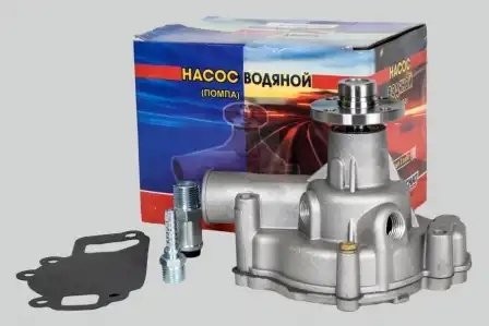 Насос водяной ГАЗ дв.4216 Евро-3 Газель-Бизнес (2 штуцера d-20 и 8 мм) АВТОМАГНА 4216130701010 AVTOMAGNAT