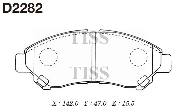 СНЯТ ЗАМЕНА D2400 Колодки тормозные дисковые пер. Toyota LiteAce 1.5 08- D2282 D2282 MK KASHIYAMA