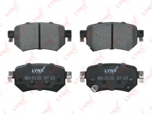 Колодки тормозные задние BD-5135 BD-5135 LYNXAUTO