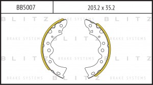 Колодки тормозные барабанные NISSAN Almera Classic 06- BB5007 BB5007 BLITZ