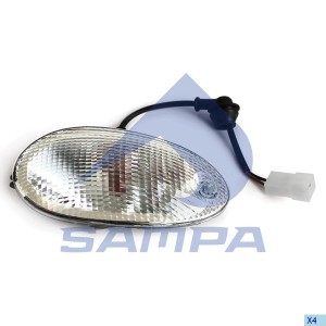Фонарь габаритный белый правый Iveco 062081 SAMPA