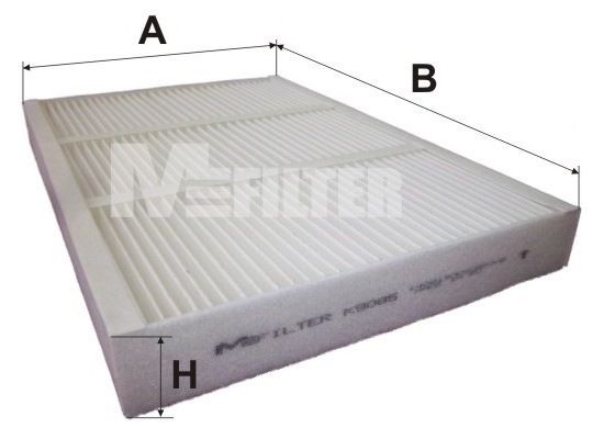 фильтр воздушный салона! 302x203x32\ VOLVO, RVI, CASE K9085 MFILTER AUTOMOTIVE FILTERS