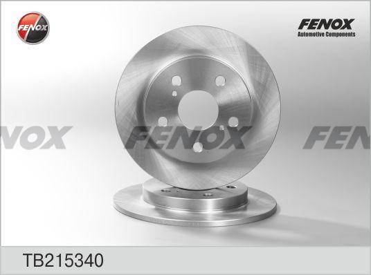 Диск тормозной задний  2шт TB215340 FENOX