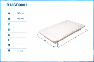 Фильтр воздушный B13CR0001 B13CR0001 CWORKS