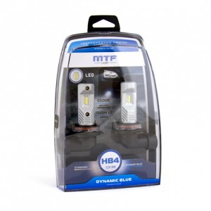 Светодиодные автолампы MTF Light, серия DYNAMIC BLUE LED HB4, 5500K, ком-кт. MLHB4K5 MTF