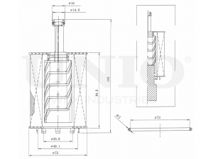 Фильтр масляный (eco) FLT-20057 UNIO