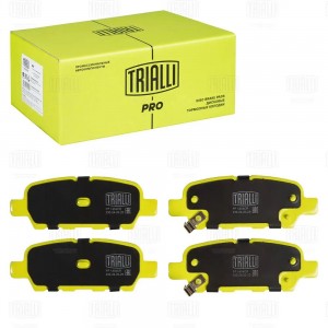 Колодки торм. для а/м Nissan Qashqai (06-)/X-Trail (07-) диск. зад. (керам.) (PF PF1404CR TRIALLI
