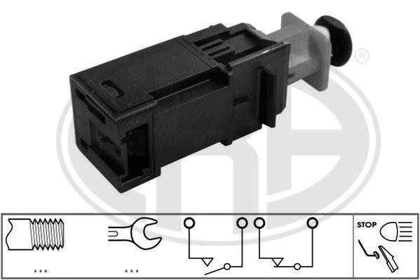 Выключатель OPEL Astra H (05-),Corsa D (06-),Meriva B (10-) стоп-сигнала ERA 330721 ERA