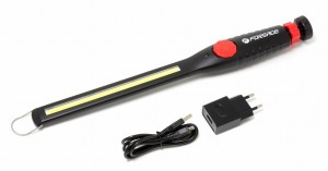 лампа! светодиод.аккум. на магн.шарнире с рег.яркости 6W COB, 410 Lumen, 3.7V, 2 F01401 FORSAGE TOOLS