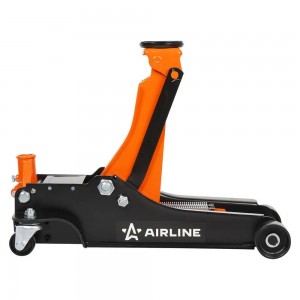 Домкрат подкатной 4т INDUSTRY двухпоршневой низкопрофильный (MIN - 112мм, MAX -  AJ4FI500 AIRLINE