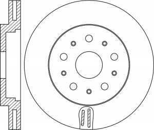 Диск тормозной VOLVO XC90 (02-14) передний (1шт.) NIBK RN2030 NIBK