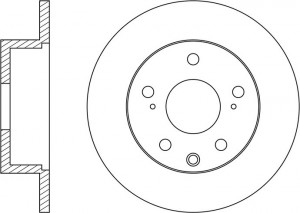 Диск тормозной RN1537 RN1537 NIBK