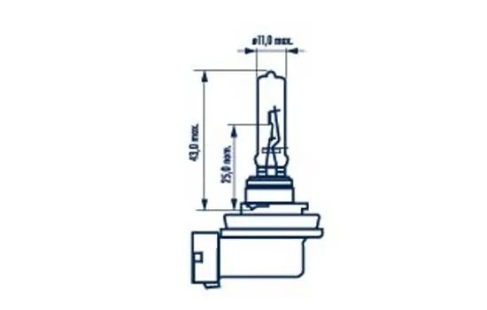 Лампа 12V H9 65W PGJ19-5 Standard NARVA 480773000 NARVA
