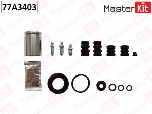 Ремкомплект тормозного суппорта + поршень с механизмом задний VOLKSWAGEN POLO II 77A3403 MASTER KIT