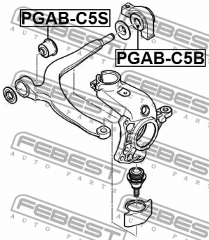 Сайлентблок PGAB-C5S PGAB-C5S FEBEST