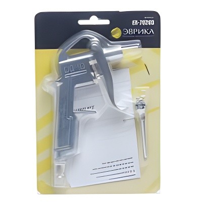 Пистолет продувочный пневматический 1/4" 6Bar 145л/мин. насадка 5мм ЭВРИКА ER76203 EVRIKA