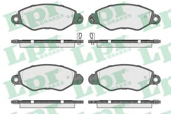 Колодки передние FORD TRANSIT 01-06 05P994 05P994 LPR