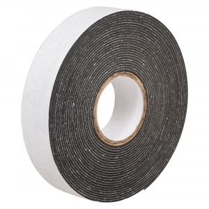 Скотч двухсторонний 20 мм х 5 м "AIRLINE" (черный) (вспененная основа) ADS-F-03 AIRLINE