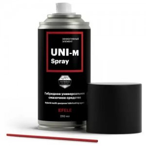 Смазка универсальная проникающая UNI-M 210мл аэрозоль EFELE 0094298 EFELE