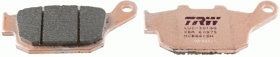 Колодки дисковые MCB841SH MCB841SH TRW LUCAS