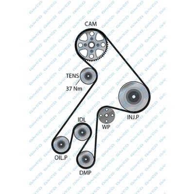 ремень ГРМ! 177x254H Toyota Carina/Camry/Avensis 1.8D/2.0D/TD 83> 94524 DAYCO