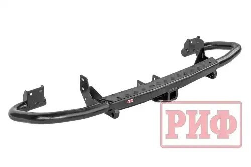 RIF063-21170 Бампер РИФ силовой задний УАЗ Патриот 2015+ с квадратом под фаркоп, RIF06321170 RIF