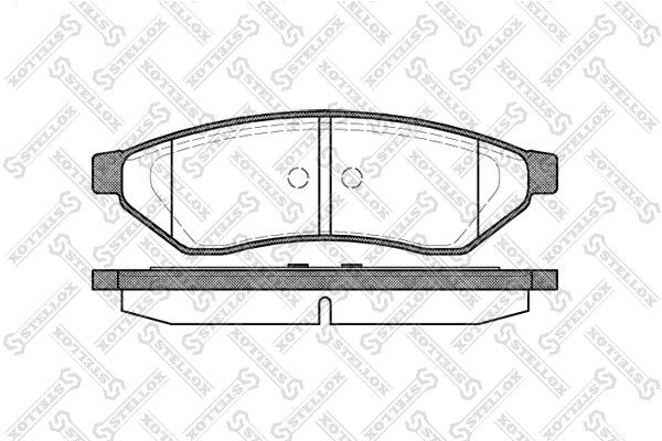 1049 00=FDB1986=225006 SBS !колодки дисковые з.\ Daewoo Evanda 2.0i 03> 1060-000-SX STELLOX