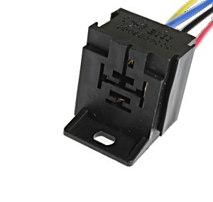 904683 Колодка электрическая реле 4-х контактного пластик с кронштейном с провод 904683 NORD YADA