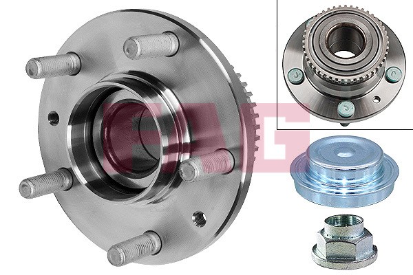 MAZDA с ABS 5 отверст с подшипником 713 6156 30 FAG